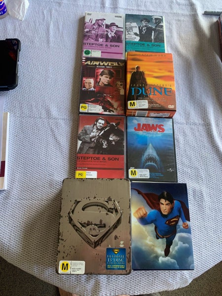 Bulk DVD Bundle 5 - Steptoe & Son, Airwolf, Dune, Superman Set, Jaws64326705958145110