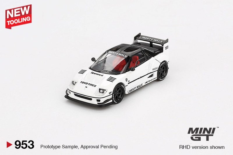 Mini GT Mazda AZ-1 Liberty Walk LB40 White 2024 Tokyo Auto Salon Carousel 2