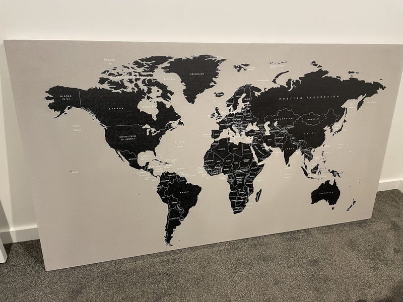 BoConcept World Map concrete wall art64326930558850110