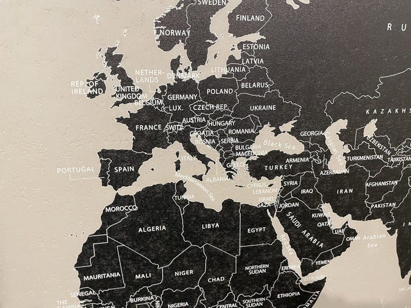 BoConcept World Map concrete wall art64326930558850112