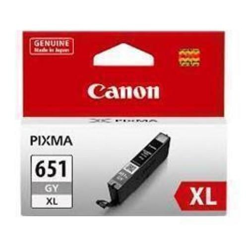 Canon CLI651XLGY Ink Cartridge - Grey High Yield - 750 Pages - for Canon PIXMA Carousel 1