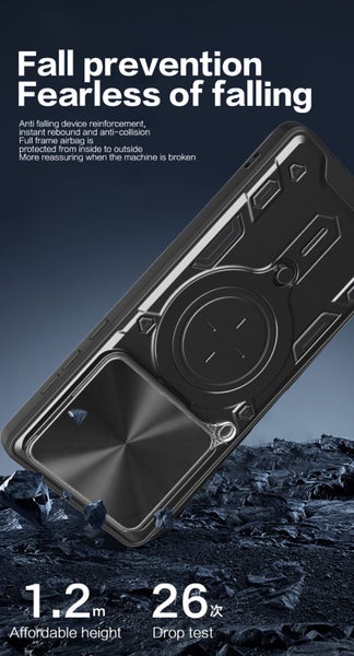 Xiaomi 15T Ring Kickstand Case w/ Camera Cover [Purple] Carousel 2