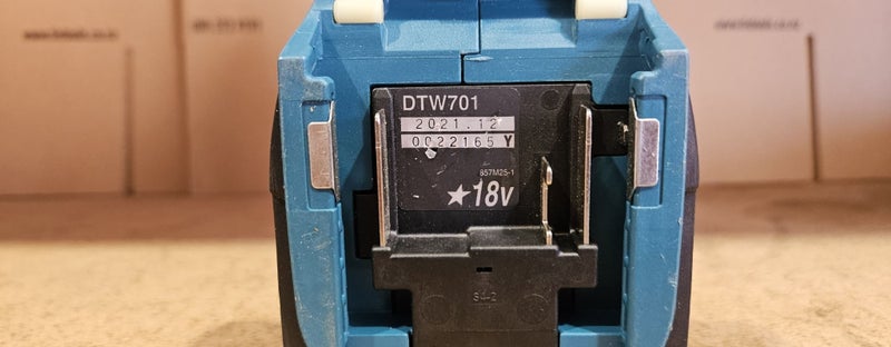 Makita Ex Demo DTW701Z 18V LXT Brushless ½" Detent Pin Impact Wrench Carousel 3