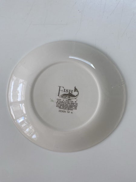 Johnson Bros fish set made in England Carousel 11