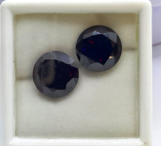 2 x Purple Cubic Zirconia Carousel 4