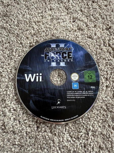 Star Wars Force Unleashed 2 Nintendo Wii disc only Carousel 1
