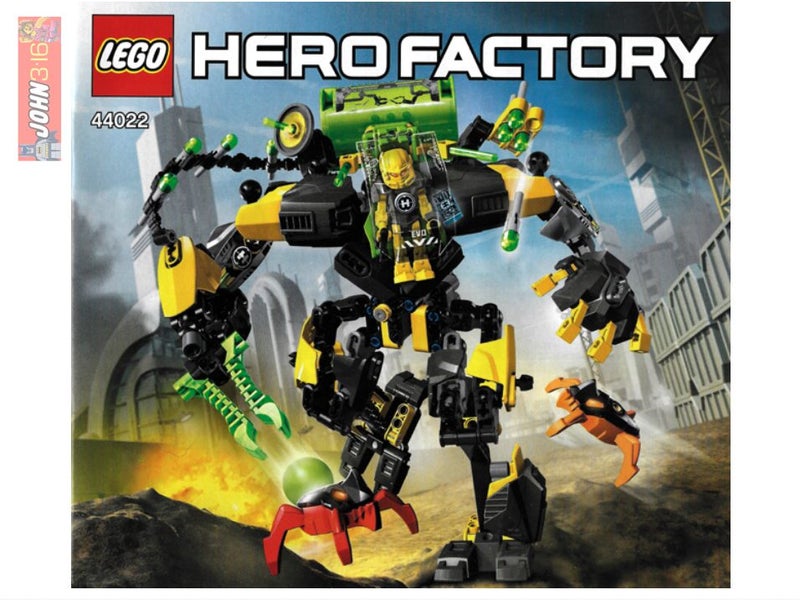 AWESOME LEGO HERO FACTORY SET - 44022 EVO XL MACHINE Carousel 1