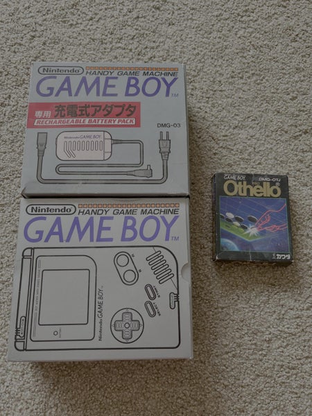 **Original Box** Nintendo Game Boy DMG-01, Charger & Othello64430540848387112