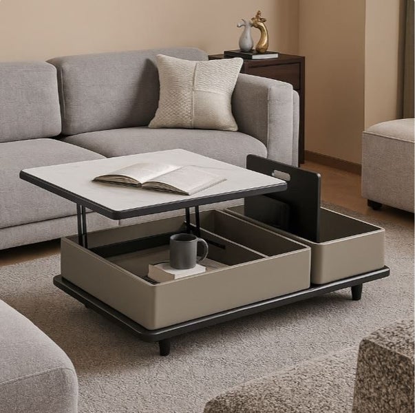 Sankongze Lift-Top Coffee Table Carousel 2