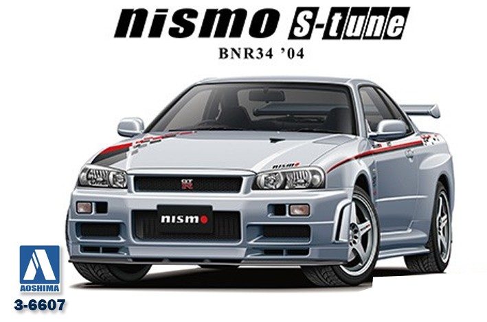 Aoshima 1:24 3-6607 NISSAN R-34 SKYLINE GT-R NISMO S-TUNE Carousel 1