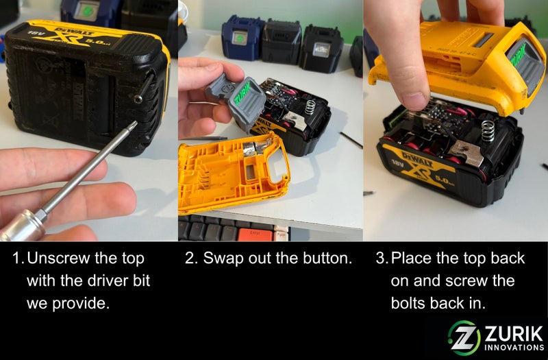 Z Battery Buttons - Fits Makita 18V LXT64382906168835111