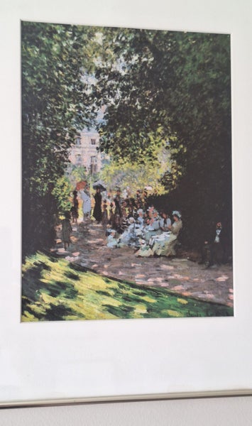 +++ CLAUDE MONET " THE PARC MONCEAU " LITHOGRAPH/PRINT +++ Carousel 2