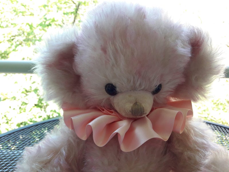 "MARSHMELLOW" RARE 2001 MERRYTHOUGHT CHEEKY YES-NO BEAR PINK MOHAIR 12/500 Carousel 2