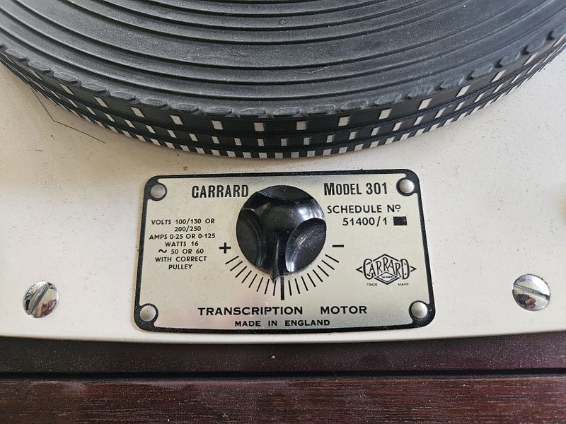 Garrard 301 with SME3009 Series II - amazing time capsule64332011604738112