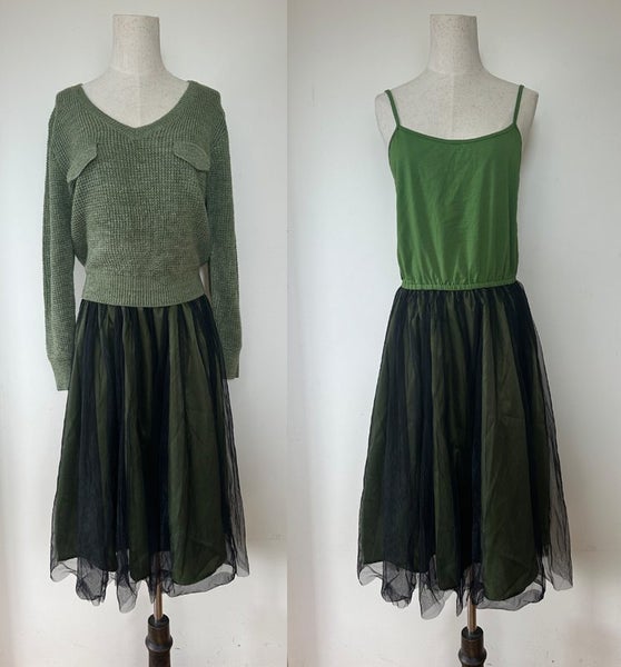 Wool Dress Set Sweater Top + Tutu Skirt 3579890 Carousel 1