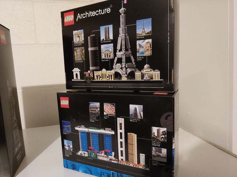 LEGO ARCHITECTURE- STATUE OF LIBERTY, SINGAPORE & PARIS (AfterPay Available)64332974199297112