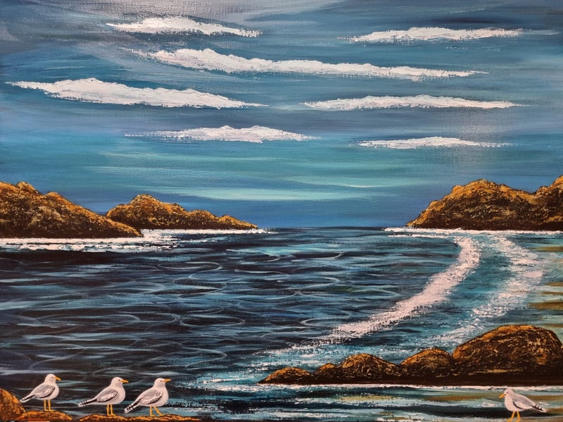 Abstract Seascape- 'Ocean Call'64430784569091112