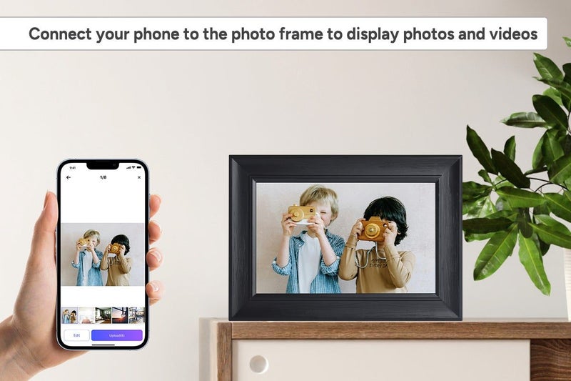 Kogan 10.1" Touch Screen Wireless Digital Photo Frame (Black), KADPFR10WBA Carousel 2