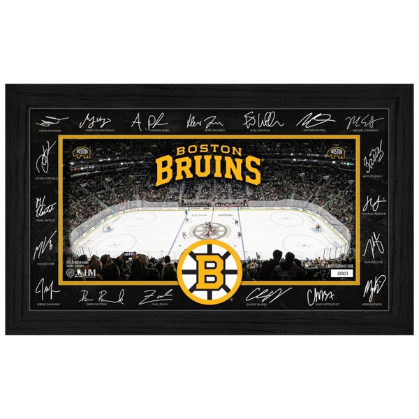 Boston Bruins 2025 NHL Signature Rink Frame Carousel 1