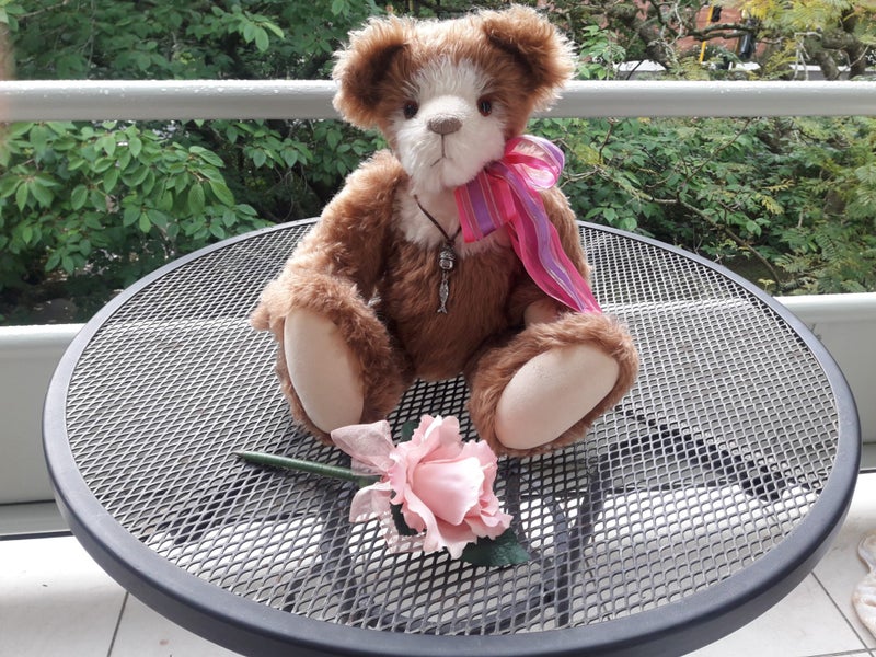 DRIFTWOOD BEAR ONE OF A KIND BY JACCY THOMAS AWARD WINNING ARTIST MOHAIR Carousel 1