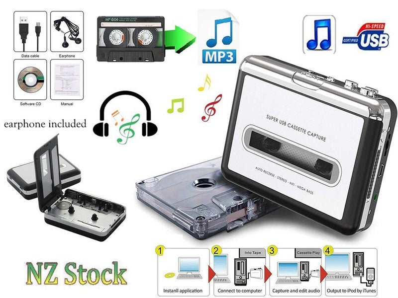 USB Cassette Player (Auckland Stock) Carousel 1