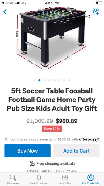 Foosball table soccer Carousel 1