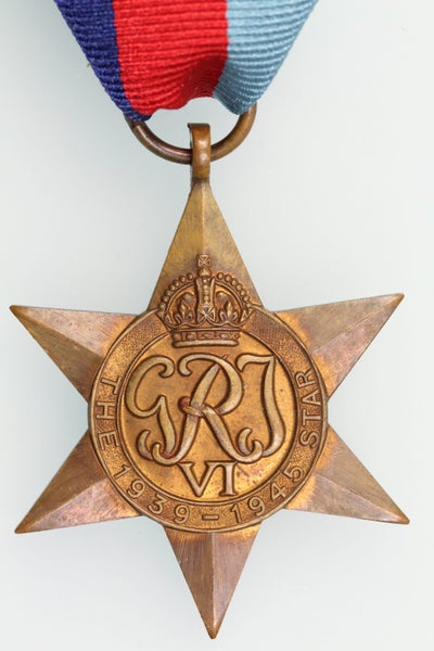 WWII 1939-45 STAR MEDAL Carousel 1