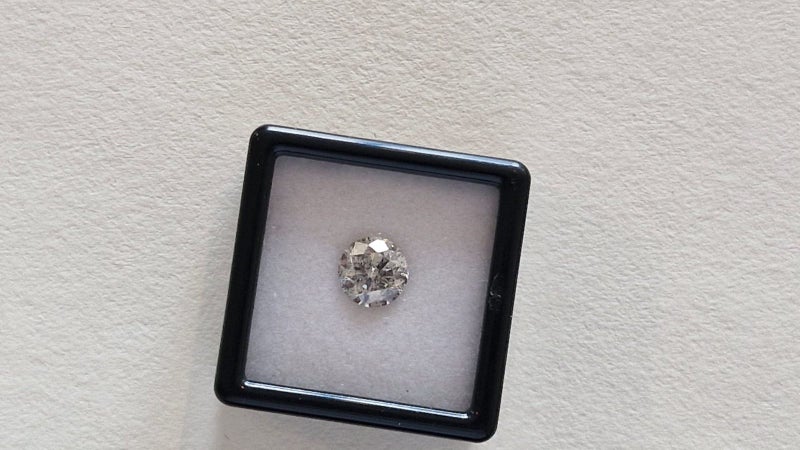 $1 RES * Valuation $10,747.00 * 1.48ct Round Large WHITE Diamond Loose IGL CERT64338279182851110
