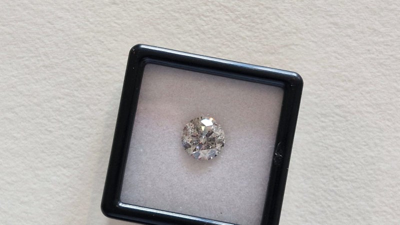 $1 RES * Valuation $10,747.00 * 1.48ct Round Large WHITE Diamond Loose IGL CERT64338279182851114