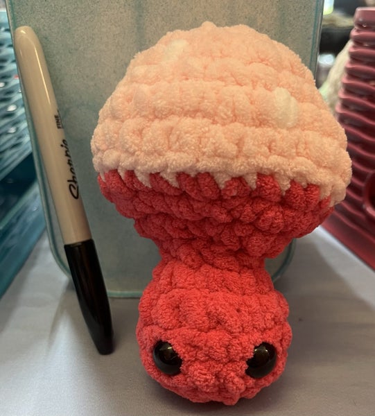 Crocheted pop up mushrooms Carousel 2