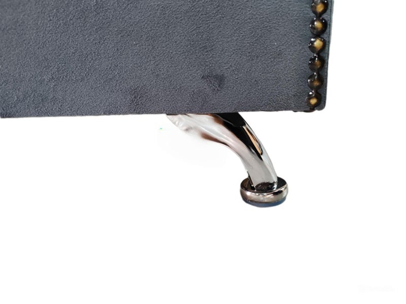 Nero Free-Standing Headboard - Queen Size - Dark Grey Velvet Carousel 5