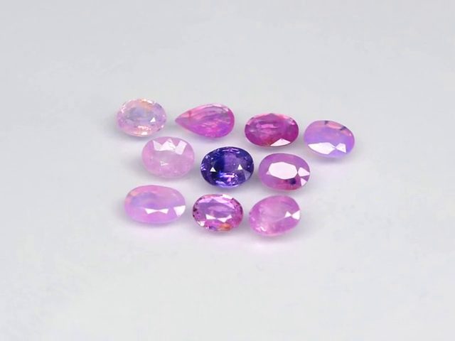 $1 RES * Buy Now $1,599.00 * 3.46ct 10pc Pear Oval SAPPHIRE Gemstone Loose64338675621889113