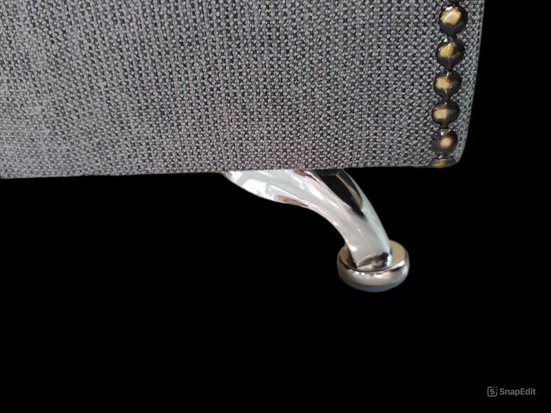 Nero Free-Standing Headboard - King Size - Dark Grey Warwick Fabric Carousel 4