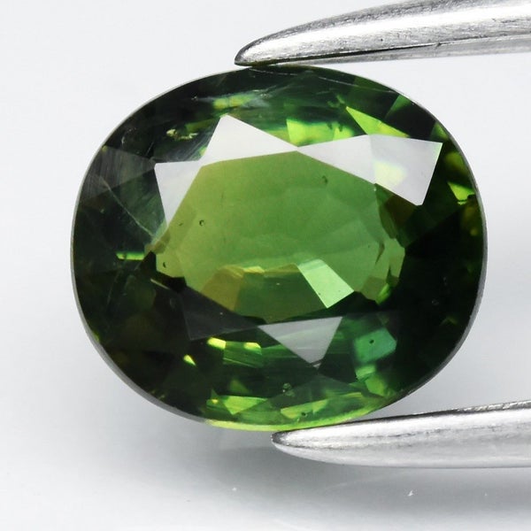 $1 RES * Buy Now $1350.00 * 0.74ct VS Green AUSTRALIAN Sapphire Loose Gemstone Carousel 1