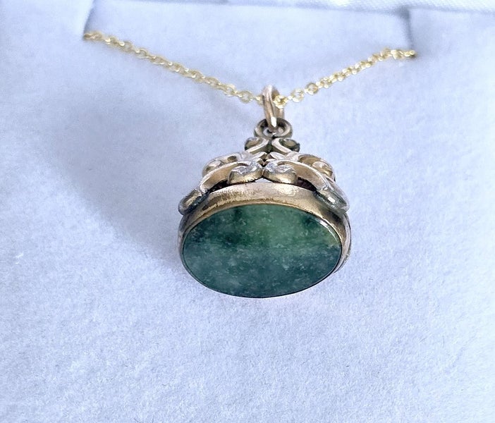 Victorian puti puti pounamu gold cased seal64383586543619110