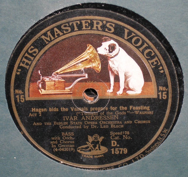Wagner - "The Twilight of the Gods" Selected passages 2nd album. 78RPM box set Carousel 3