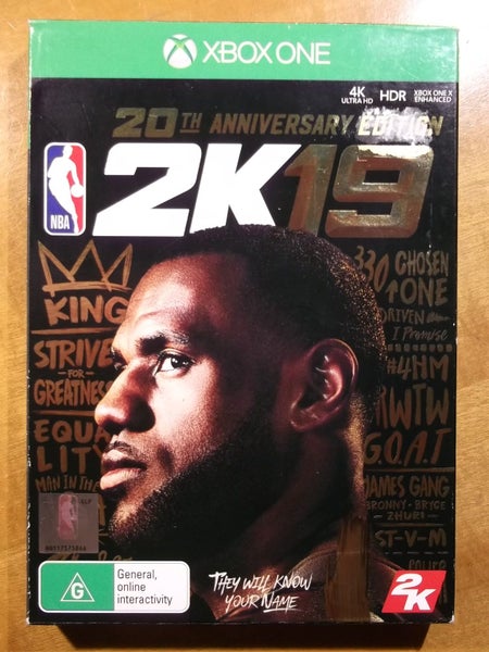 NBA 2K19 20th Anniversary Edition - Collectors Pack - XBOX ONE game - NEW Carousel 1