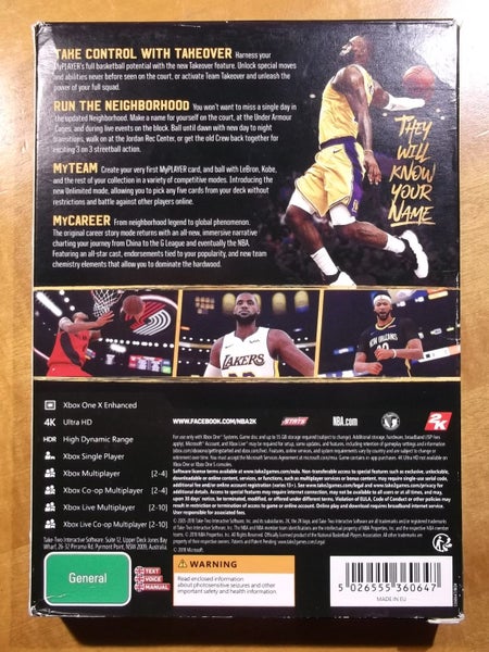 NBA 2K19 20th Anniversary Edition - Collectors Pack - XBOX ONE game - NEW Carousel 2