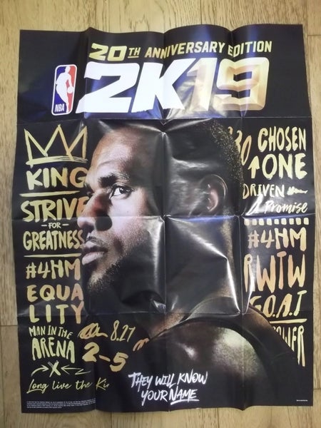 NBA 2K19 20th Anniversary Edition - Collectors Pack - XBOX ONE game - NEW Carousel 9