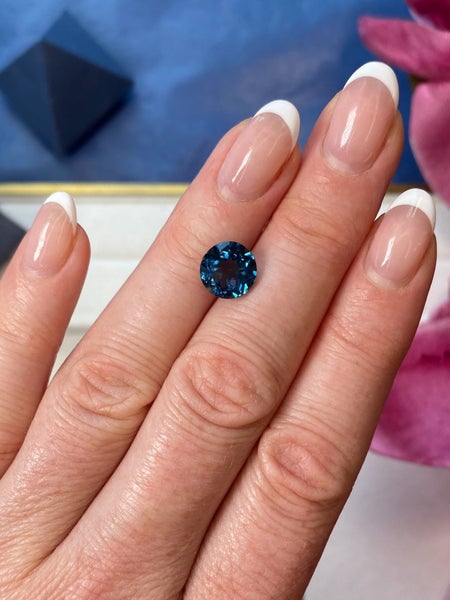 $1 RES ~ $1536 Buy Now * 3.66ct London Blue Topaz Carousel 2