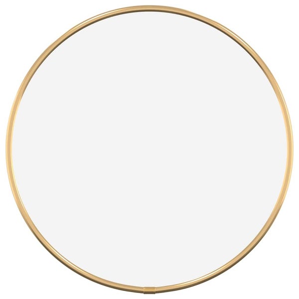 Vida Xl Wall Mirror Gold A 30 Cm Round Carousel 1