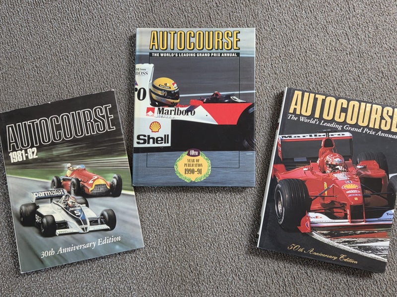 AUTOCOURSE Motorsport Annuals, 1981 to 2002 inclusive (22 books in total)64341878252929110