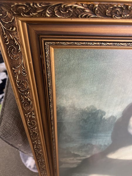 Large Vintage Ornate Framed Mona Mona Lisa Dunedin Gallery Piece- taking offers. Carousel 2