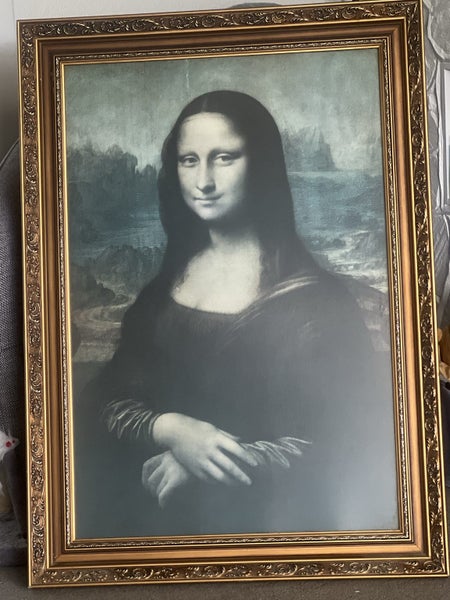 Large Vintage Ornate Framed Mona Mona Lisa Dunedin Gallery Piece- taking offers. Carousel 1