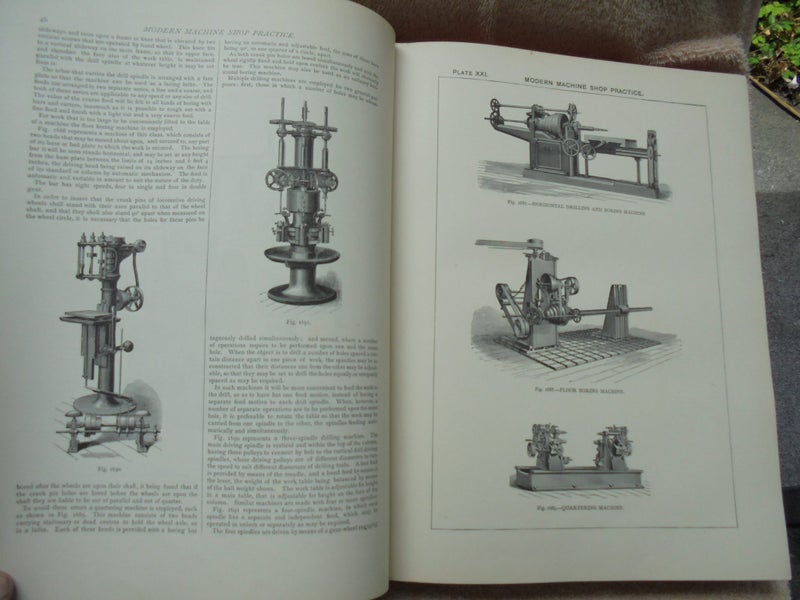 1886 -Set (2)- MACHINE SHOP PRACTICE'- Rose- 1st.- 967pp64342163478787112