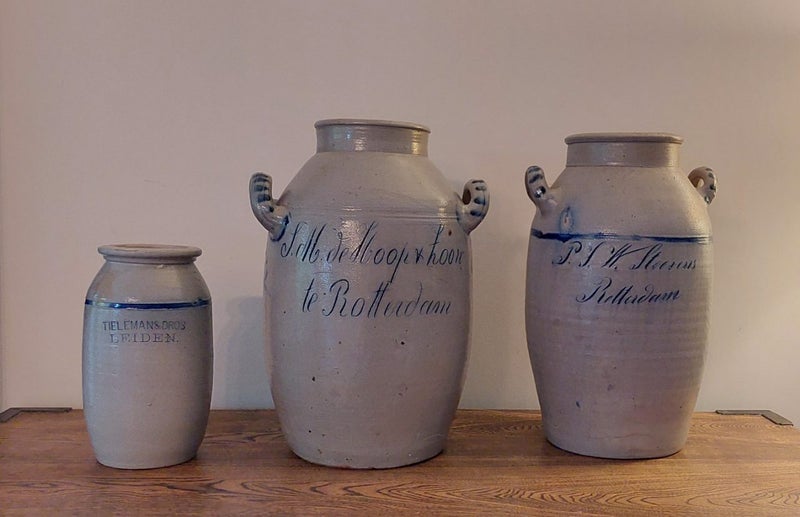 ANTIQUE STONEWARE JAR (known as a KEULSE POT) from HOLLAND - RARE in NEW ZEALAND64342464290689112