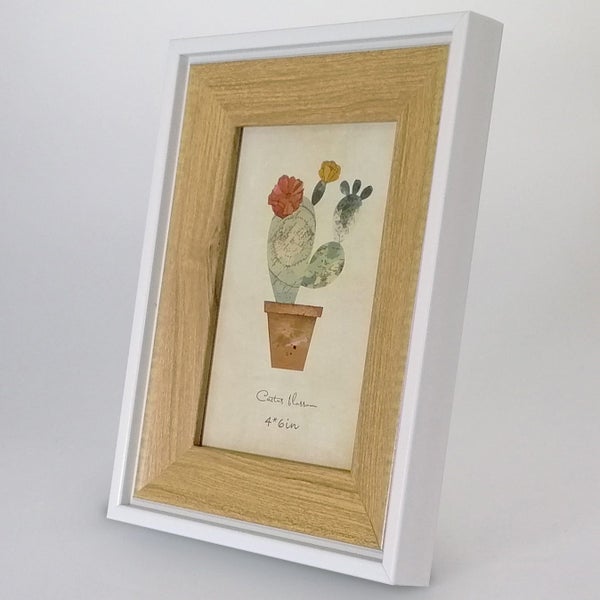 Contrast Wooden Photo Frame - 4"x 6" Carousel 1