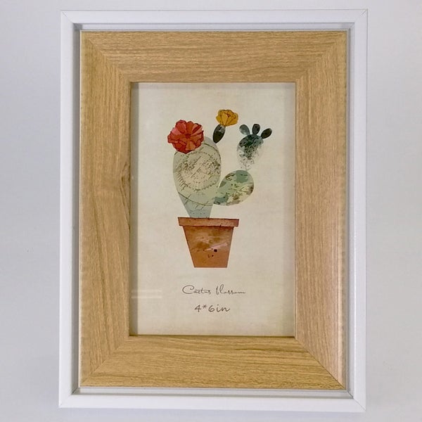 Contrast Wooden Photo Frame - 4"x 6" Carousel 2