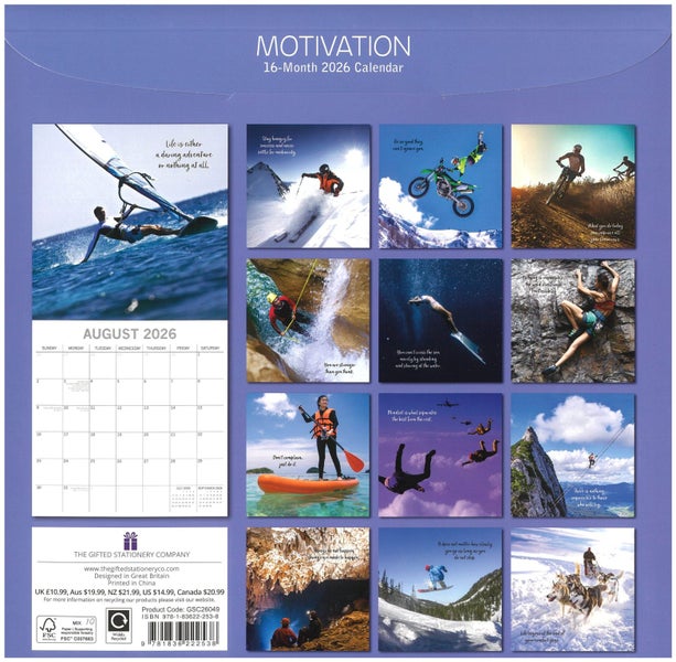 2026 Wall Calendar Motivation Carousel 2