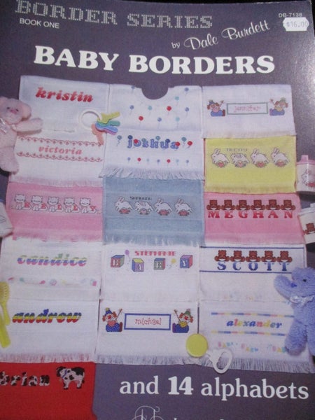 CROSS STITCH~ "Baby Borders!" Dale Burdett~ Border Series~ Book One! Carousel 1